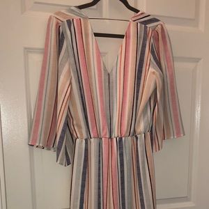 NYCO flowing colorful jumpsuit NWT Sz XS